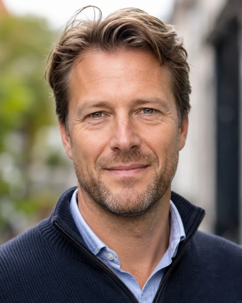 Portret van casino-expert Niels Verhoeven